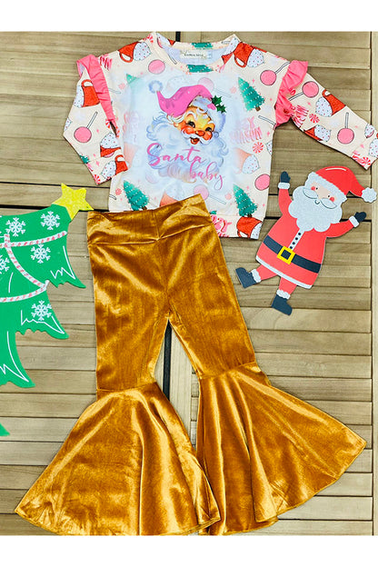"Santa baby" christmas tree print sweatshirt XCH0011-4H