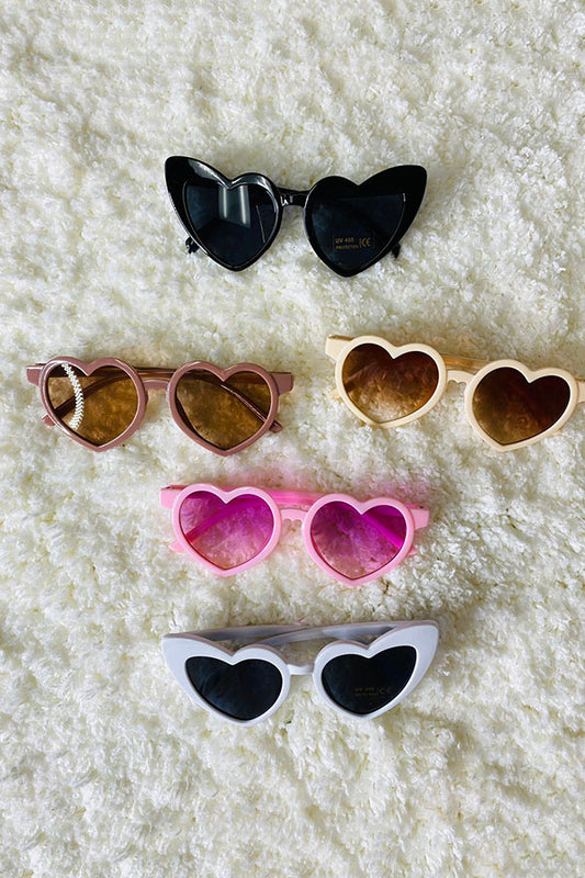 Heart shape kids sunglasses mix color 4pcs/$10