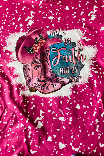 Western boots WALK BY FAITH NOT BY SIGHT girls boutique sets 12176MZ