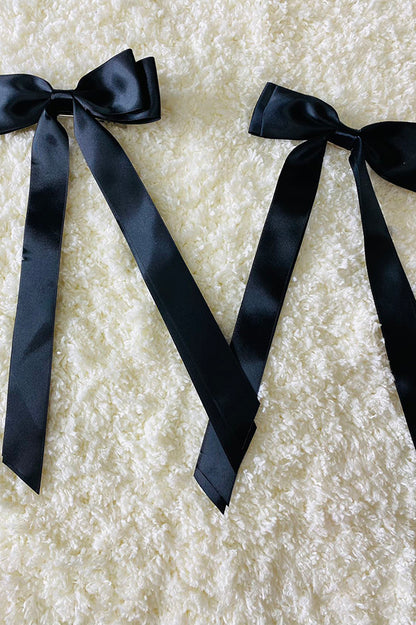 Cute Ribbon bow kids clip girls hair accessories -5 piece