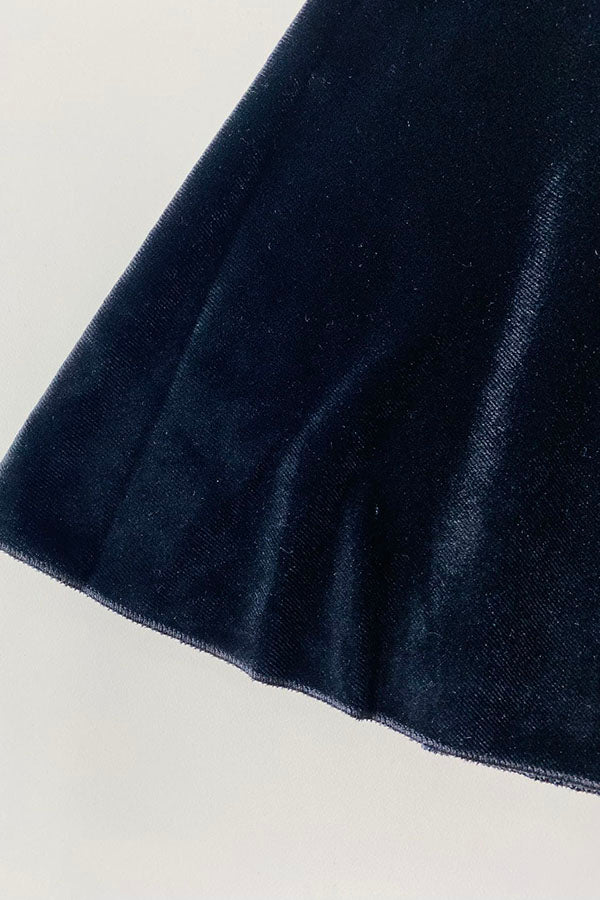 Cute AMOUR car & hearts print top & velvet black bell bottom girls sets D2591