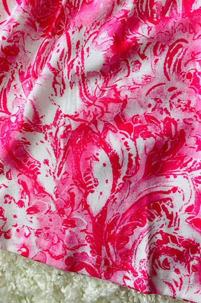 Spring floral printed sleeveless girls dress with/criss cross XCH03011