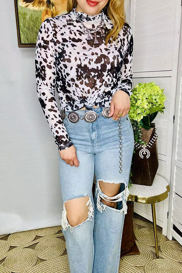 S008 Big hole on the knee washing white jean fabric straight style women pants