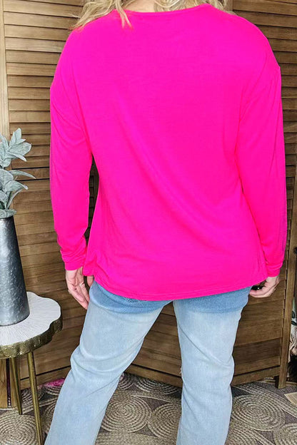 Halloween BOO & ghost hot pink women sweat shirt BQ16016