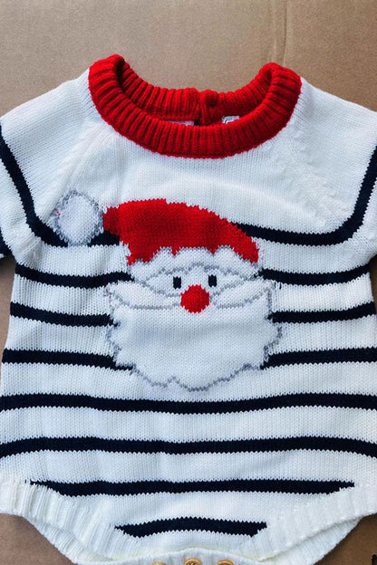 Knitted sweater christmas santa infant baby onesies 250706M
