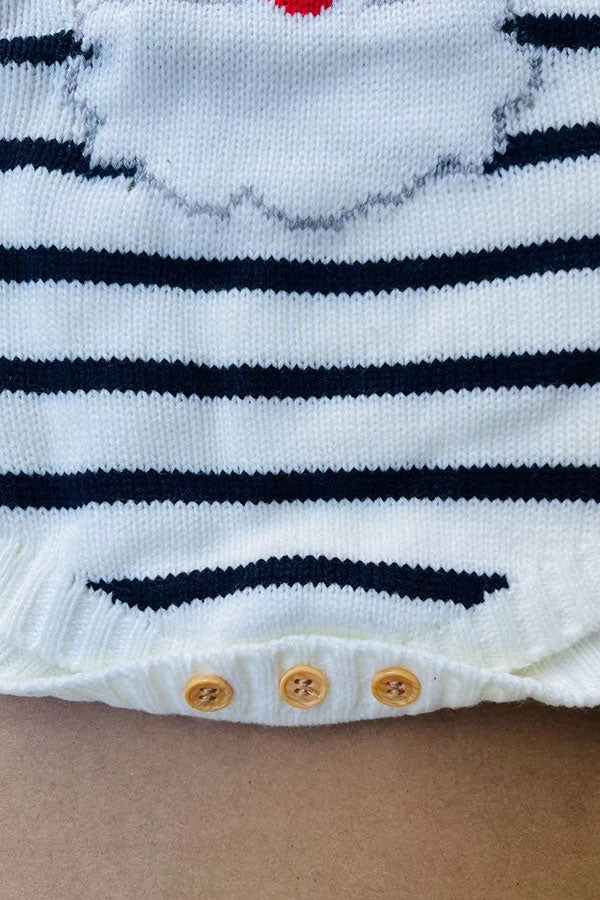 Knitted sweater christmas santa infant baby onesies 250706M