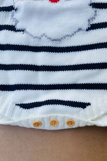 Knitted sweater christmas santa infant baby onesies 250706M