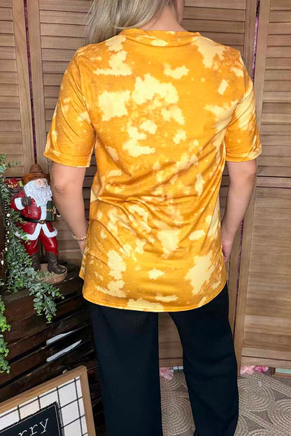 "BE THE REASON SOMEONE SMILES TODAY" yellow women t-shirt DLH13746