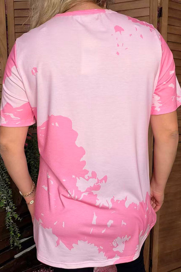 Valentine HOWDY honey boots printed short sleeve women t-shirt XCH14623