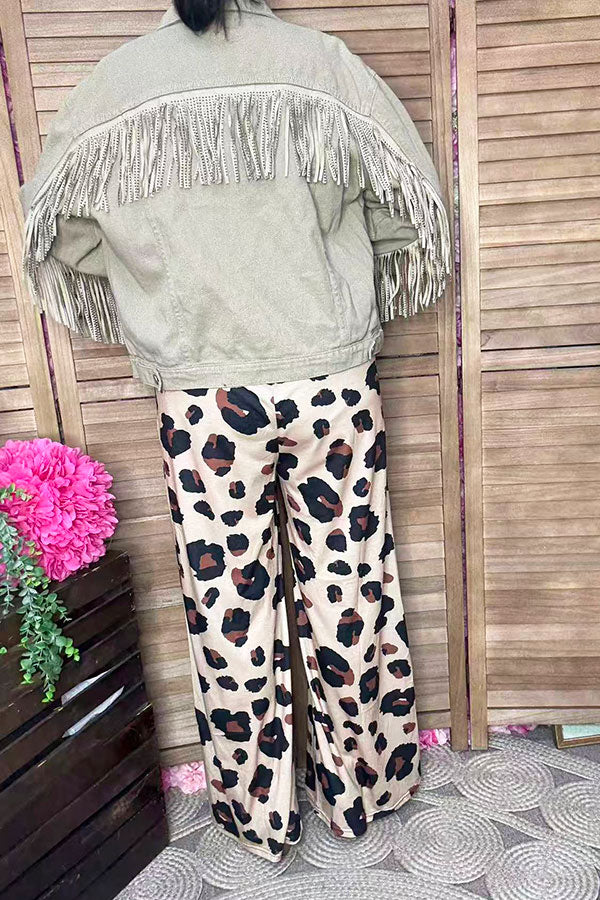 Women's apparel wholesale One piece overall leopard jumpsuit w/waistband & pockets YMY15073