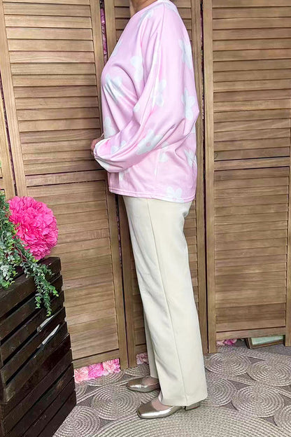 Southern Stitch Women's clothing suppliers pink oversized women blouse BQ15377