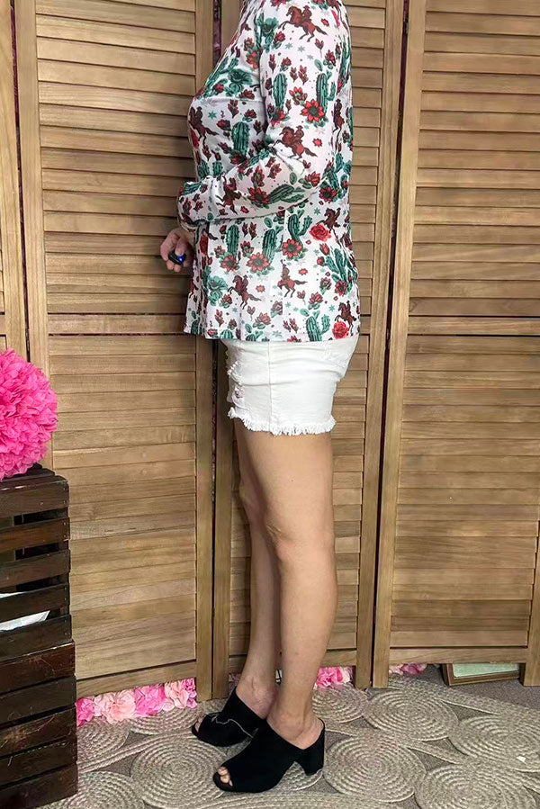 Women's ripped denim shorts wholesale White distressed Shorts J155