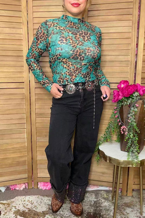 Western washed black wide leg rhinestone jeans women's boutique pant Southern Stitch S026