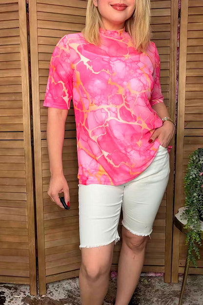 Luxury western pink sheer women boutique top Southern Stitch XCH17191