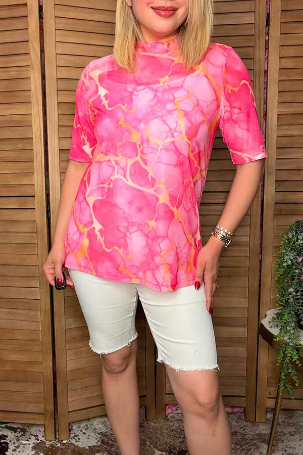 Luxury western pink sheer women boutique top Southern Stitch XCH17191