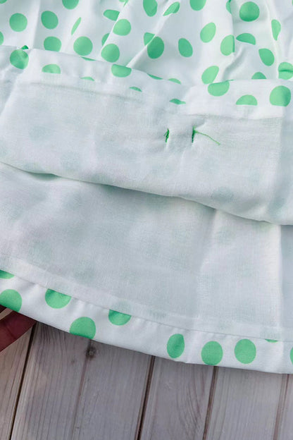St. Patrick's day dots infant baby girls dress 251257M