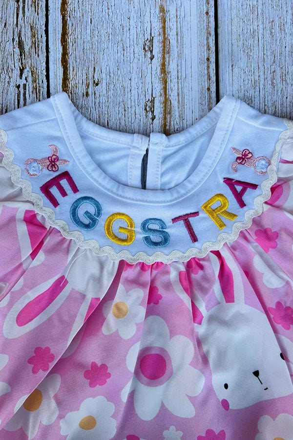EGG START & bunny embroidery easter baby onesies 251270M