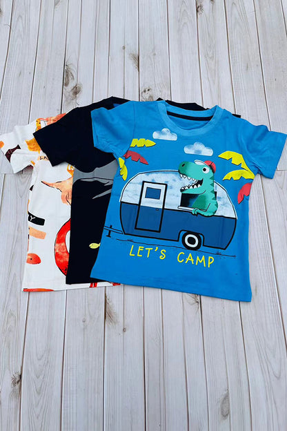 Dinosaur printed short sleeve boy's t-shirt 2601032M