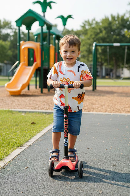 Dinosaur printed short sleeve boy's t-shirt 2601032M