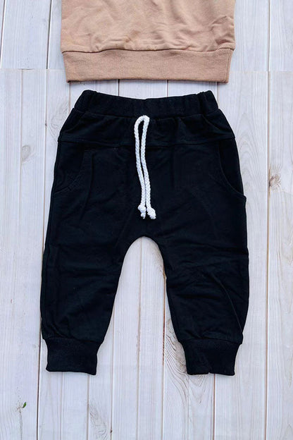 Western "I come from GOOD STOCK" sweatshirt & pant boy's boutique set 2601112M