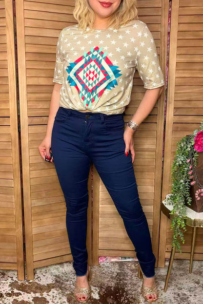 Navy blue denim pant skinny women jeans J209