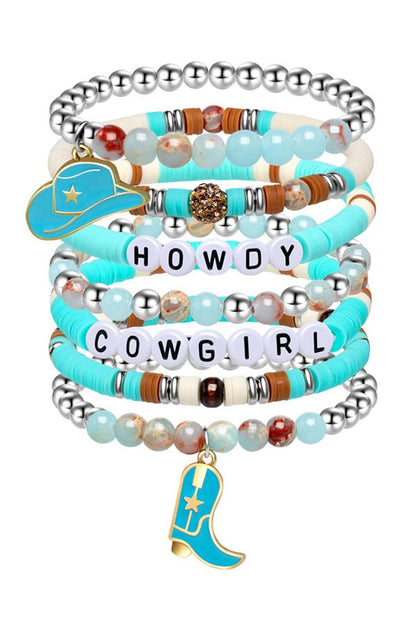 Western turquoise cowgirl bracelet $12 FOR 3SETS