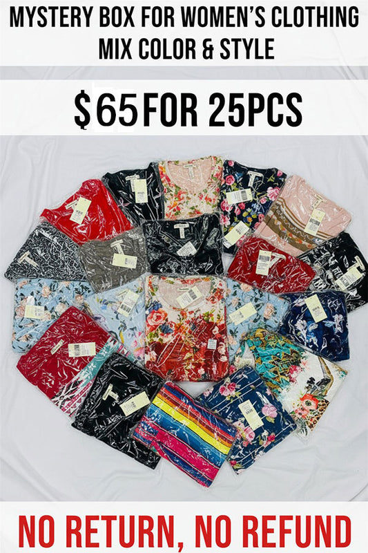Brand New, Final sales 25 pcs $65, Mix size and style, No return, No refund for Women's clothing