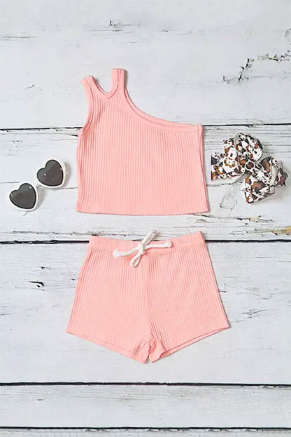 Western Mix & Match top & shorts girls boutique set (2 sets bundle) DLH2399
