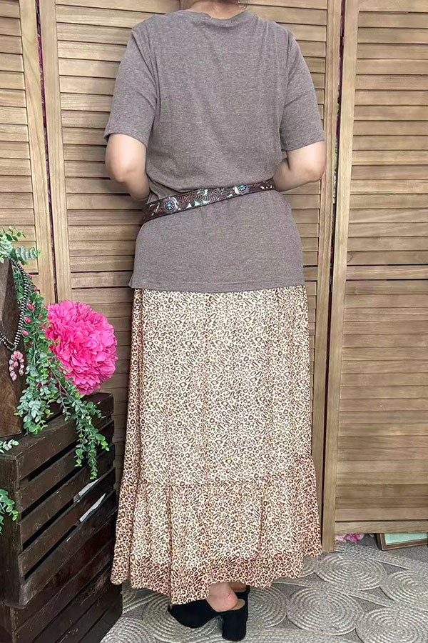 Women's boutique clothing wholesale solid color light tan short sleeve tops GJQ15568