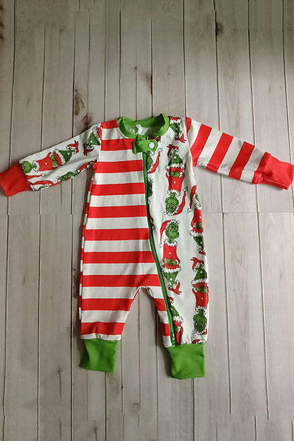 DLH2835 Christmas infant baby one piece rompers