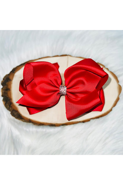 Red double layer rhinestone bow (set of 4pcs for $ 10.00)