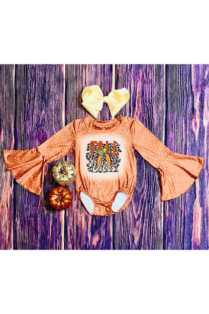 "FALL VIBES" baby bell long sleeve onesie DLH2671