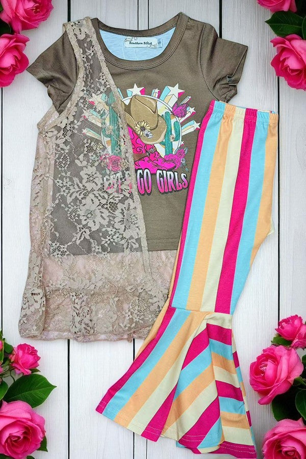 XCH0001-6H Brown open style lace sleeveless girls cardigan/vest