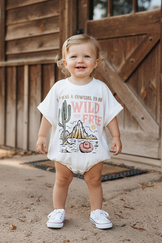 Western infant romper western baby onesie w/short sleeves XCH0014-6H