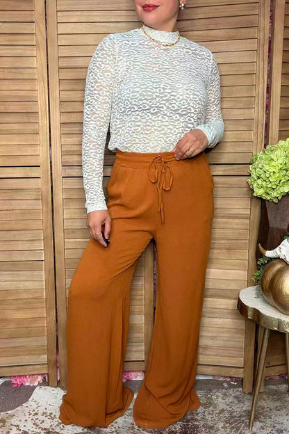 Western brown straight women pant w/side pockets Southern Stitch YMY15523