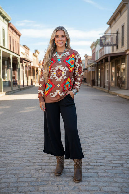 Solid color black ruffles wide leg women pant XCH16374