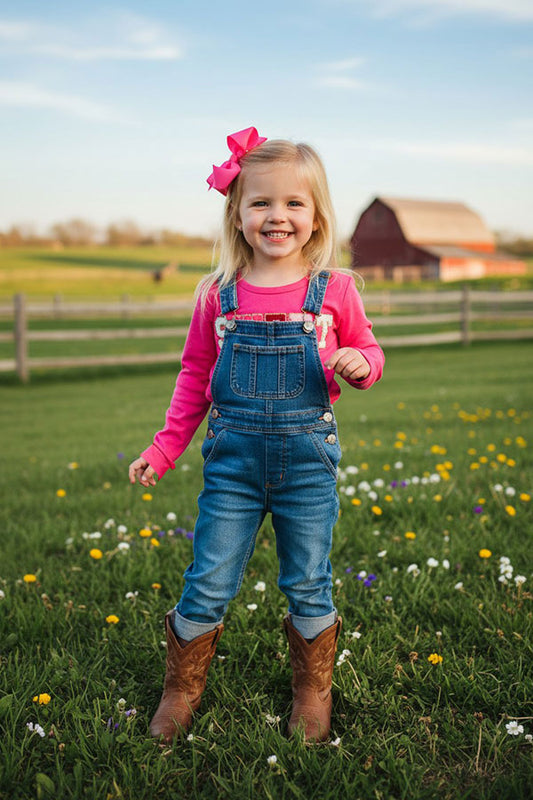 SWEET & heart embroidery pink sweatershirt XCH01001  A7S8