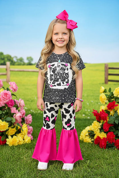 Buy kids clothes "Love You Til The Cows Come Home" 2pc set DLH0923-22