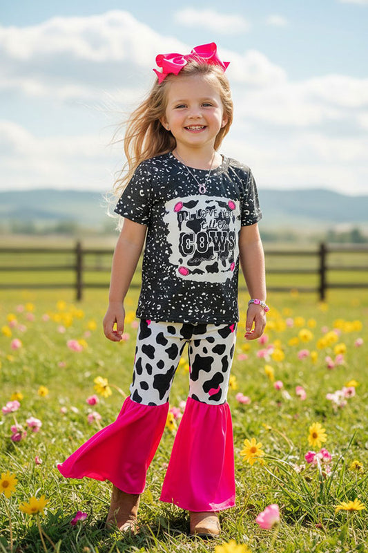 Buy kids clothes "Love You Til The Cows Come Home" 2pc set DLH0923-22