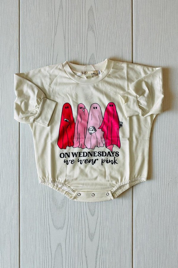 Wholesale halloween gost prints infant baby onesie X0014-3