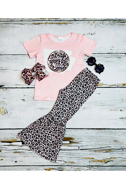 "Daddy's girl" pink 2pc set