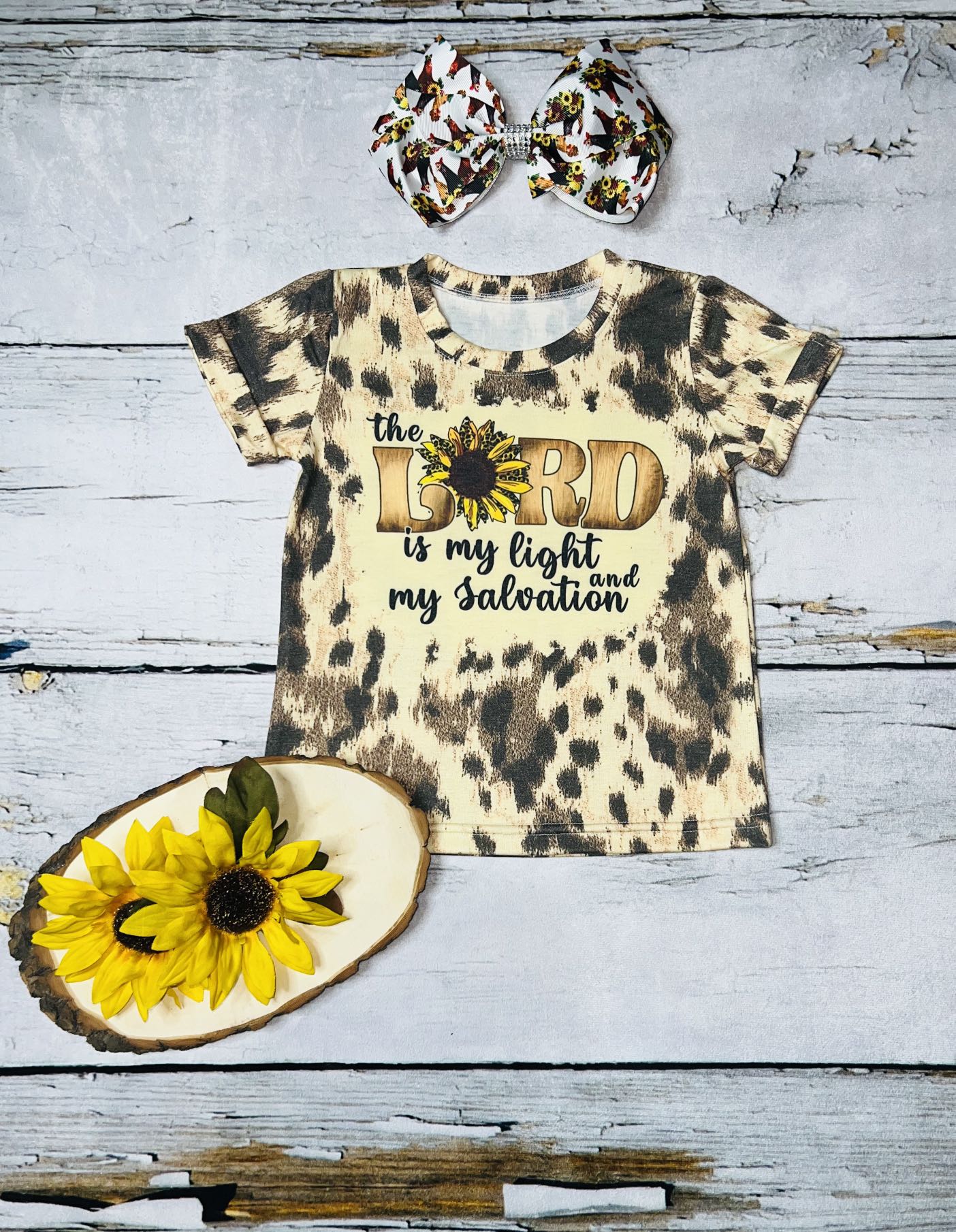 "The Lord Is My Light And My Salvation" short sleeve t-shirt DHL0923-10