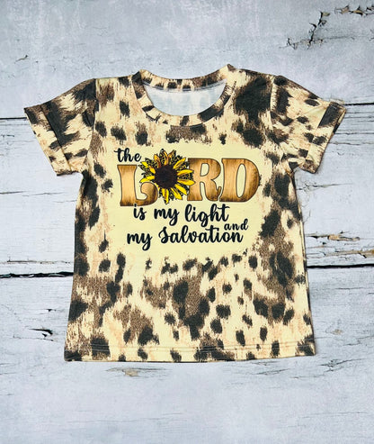 "The Lord Is My Light And My Salvation" short sleeve t-shirt DHL0923-10